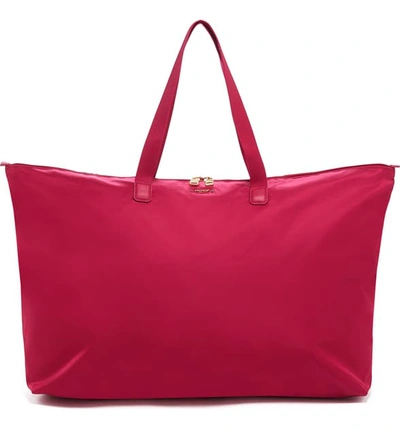 Tumi Voyageur Just In Case Tote In Raspberry