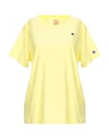 Champion T-shirts In Yellow