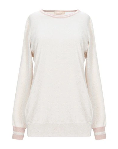 Chiara Bertani Sweater In Beige