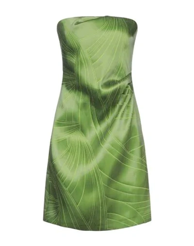 Emporio Armani Short Dresses In Green
