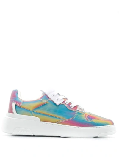 Givenchy Women's Wing Iridescent Low-top Sneakers In Neutral