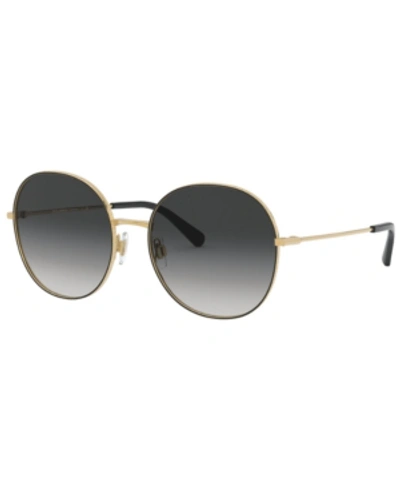 D & G Women's Sunglasses In Gold/black/grey Gradient