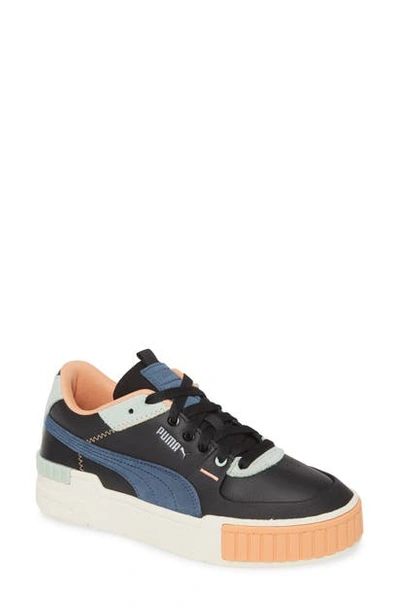 Puma Women's Cali Sport Casual Sneakers From Finish Line In  Black/ Marshmallow