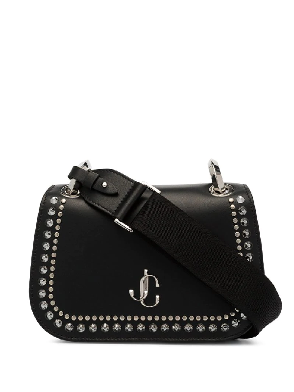 black studded cross body bag