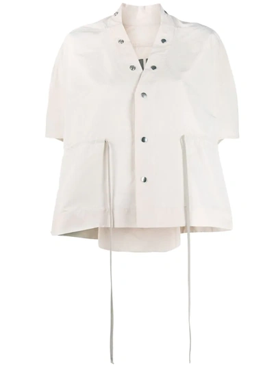Rick Owens Button-up Jacket In Neutrals