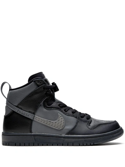 Nike Sb Dunk High-top Sneakers In Black