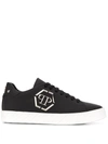 Philipp Plein Logo Sneakers In Black