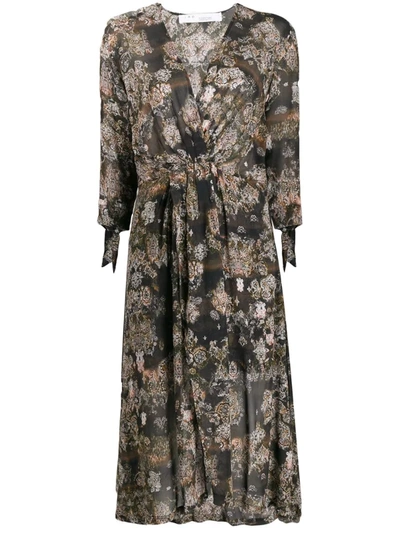 Iro Gramy Midi Dress In Black