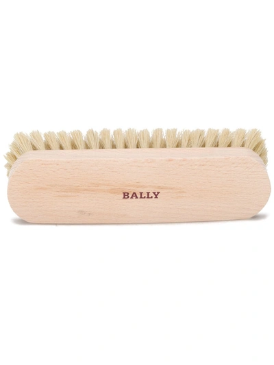 Bally Logo Shining Brush In Brown