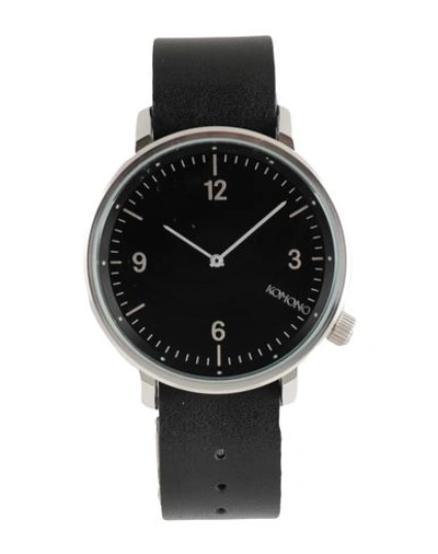 Komono Wrist Watch In Black