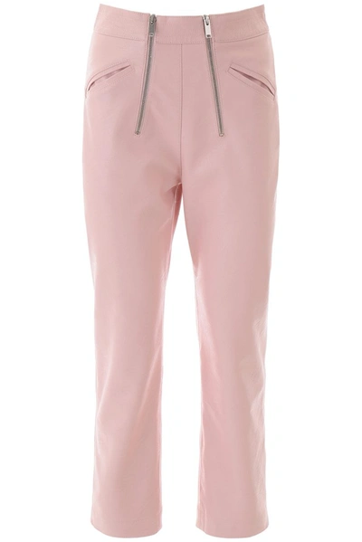 Stella Mccartney Alter Nappa Trousers In Ballet Pink