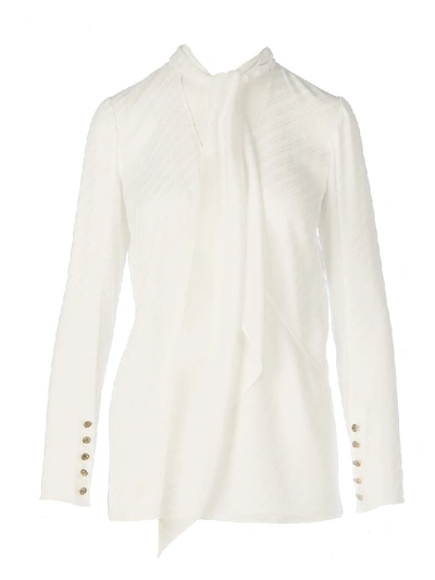 Givenchy Foulard Logo Long Sleeves In Off White