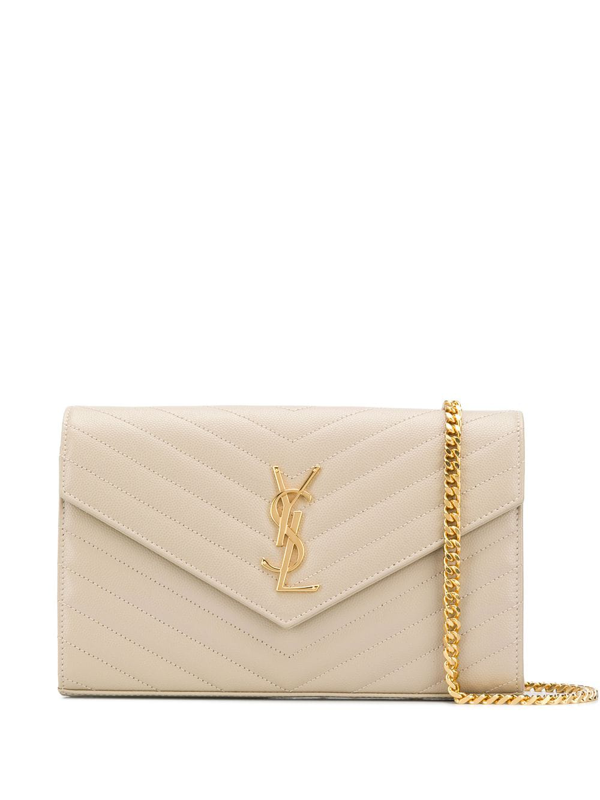 ysl wallet beige
