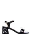 Pollini Sandals In Black