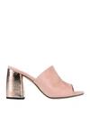 Pollini Sandals In Light Pink