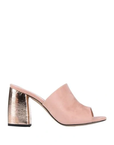 Pollini Sandals In Light Pink