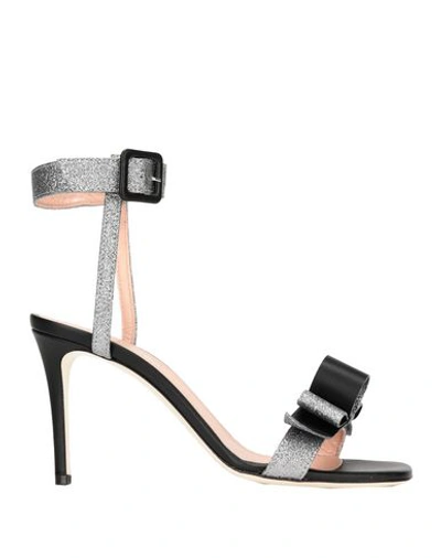 Pollini Sandals In Grey