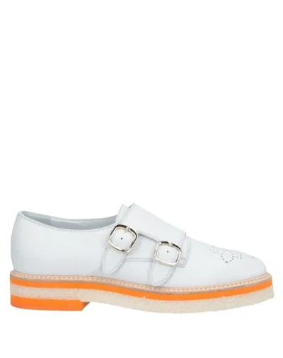 Santoni Loafers In White