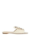 Tod's Sandals In Ivory