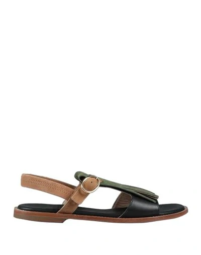 Doucal's Sandals In Military Green