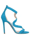 Cesare Paciotti Sandals In Azure