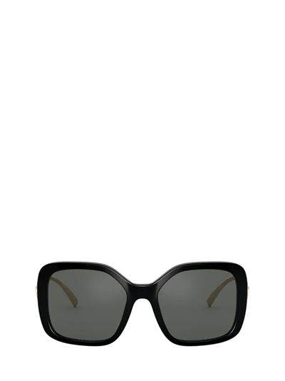 Versace 53mm Polarized Square Sunglasses In Black