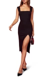 Reformation Cassi Sheath Dress In Black