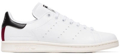 Pre-owned Adidas Originals  Stan Smith Stella Mccartney Vegetarian Leather White (w) In White/black/red