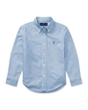 Polo Ralph Lauren Kids' Oxford Sport Shirt In Lt Blue