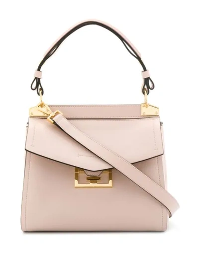 Givenchy Mystic Mini Textured-leather Tote In Light Pink