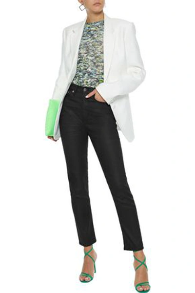 Simon Miller High-rise Slim-leg Jeans In Dark Denim