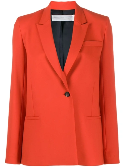 Victoria Victoria Beckham Wool-blend Blazer In Red