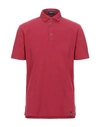 Drumohr Polo Shirts In Red