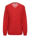 Drumohr Sweaters In Red