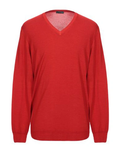 Drumohr Sweaters In Red