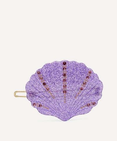 Valet Kiki Shell Hair Clip In Lilac