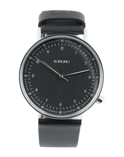 Komono Wrist Watch In Black