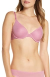 On Gossamer Underwire Convertible T-shirt Bra In Soft Rose