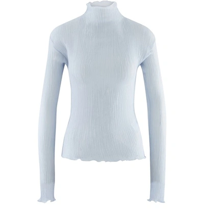 Jw Anderson Pleated Top In Glacier Blue