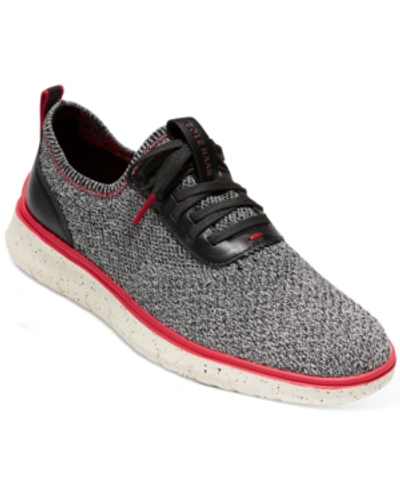 Cole Haan Men's Generation Zerøgrand Stitchlite Trainers Men's Shoes In Black/red/ivory