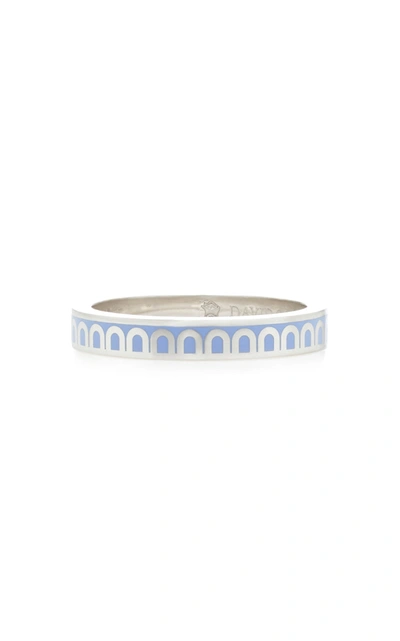 Davidor Women's L'arc 18k White Gold Ring In Blue