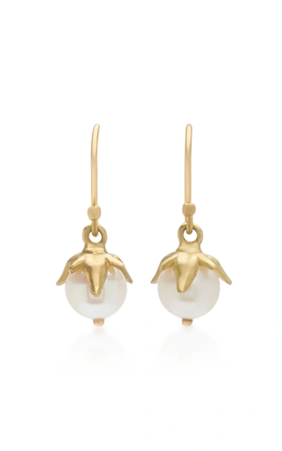 Annette Ferdinandsen 18k Gold And Pearl Earrings