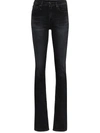 R13 Alison Ankle Zip Skinny Jeans In Black