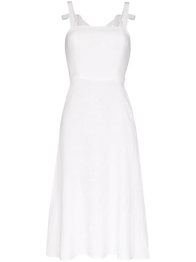 Honorine 'sunny' Midikleid In White