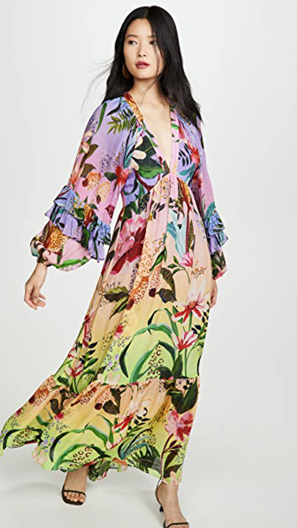 farm rio amazonian ombre maxi dress Farm Rio Amazonian Ombre Maxi Dress