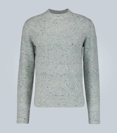 Acne Studios Pilled Melange Sweater Pastel Green Melange