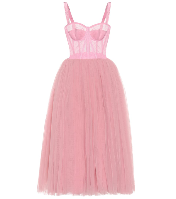 dolce and gabbana pink dress
