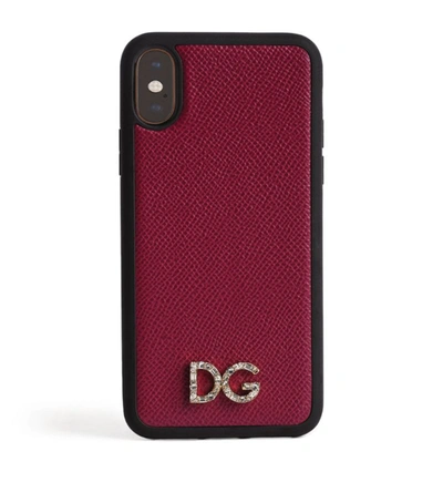 Dolce & Gabbana “dauphine Dg”x/xs手机壳 In Fuchsia