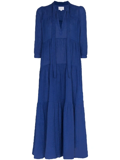 Honorine Giselle Maxi Dress In Blue