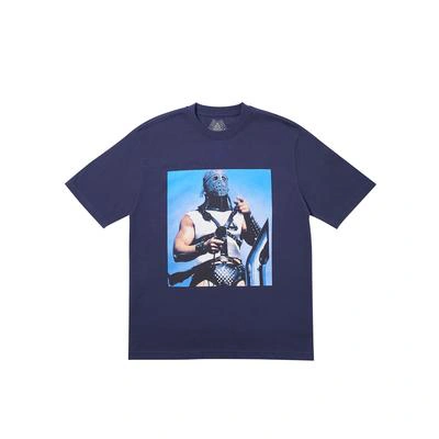 Pre-owned Palace  Mad Maximum T-shirt Navy